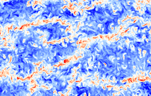 Simulation of convective turbulence